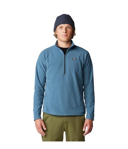 Amazon.com: Mountain Hardwear Men's Summit Grid Half Zip, Asiatic